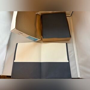 Staple Dark Blue Twin Pocket Folders